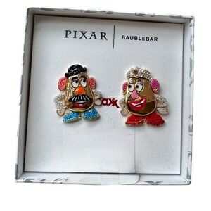 Disney Pixar X Baublebar Toy Story Mr & Mrs Potato Head Earrings NEW in Gift Box